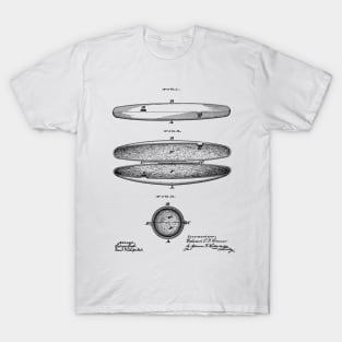 Cigar Holder Vintage Patent Hand Drawing T-Shirt